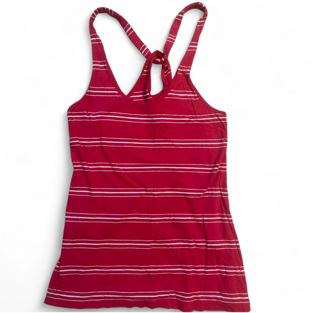 Red Striped Tank Top